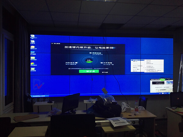 液晶拼接屏項目集-重慶萬州區專用安防監控會議液晶拼接屏系統