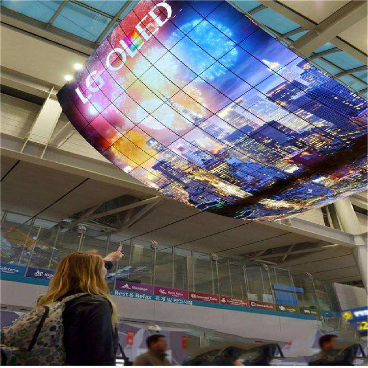 oled柔性曲面屏安裝需要注意的問題！